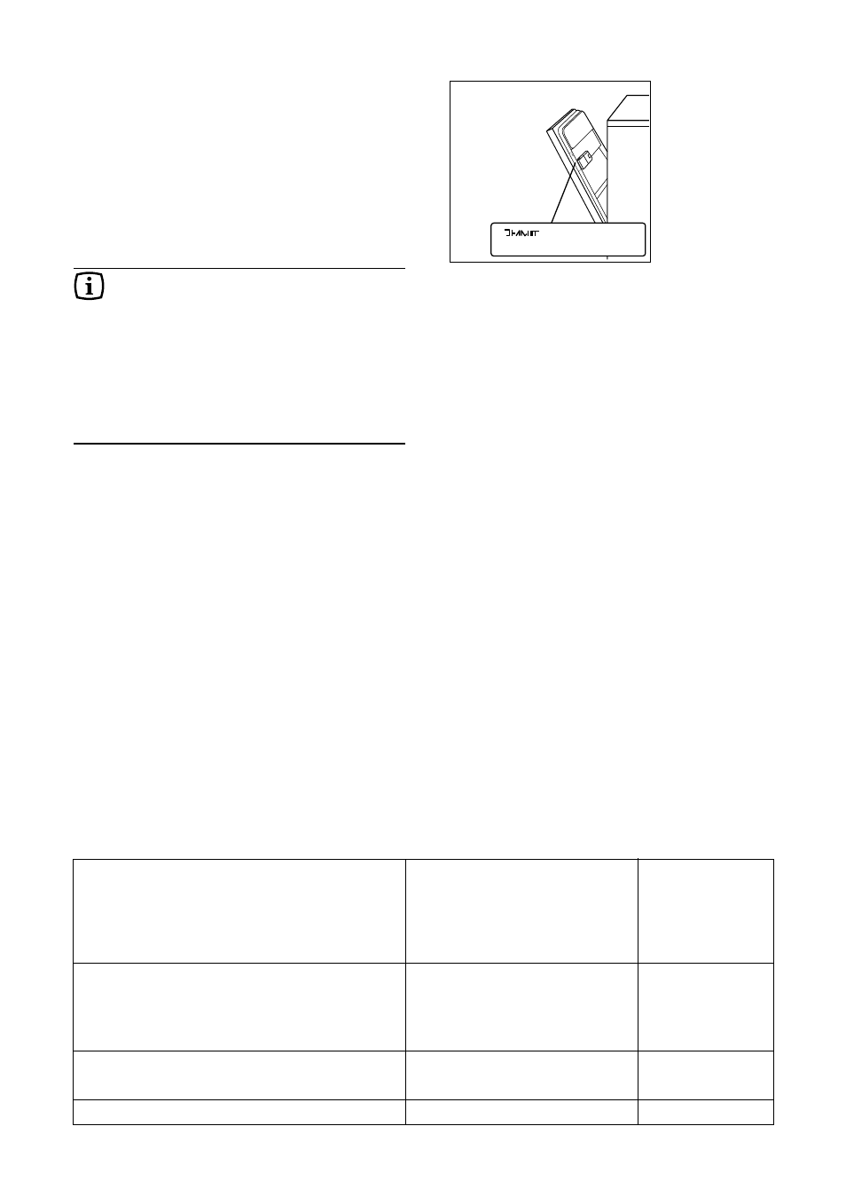 Technical specifications, Service and spare parts | Zanussi DE 6844 A User Manual | Page 22 / 28