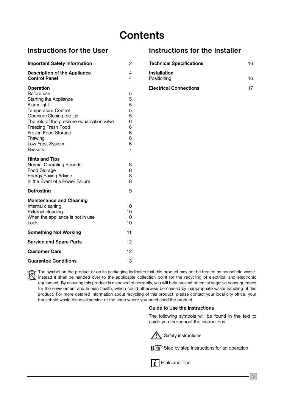 Zanussi ZCF 127 C User Manual | Page 3 / 16