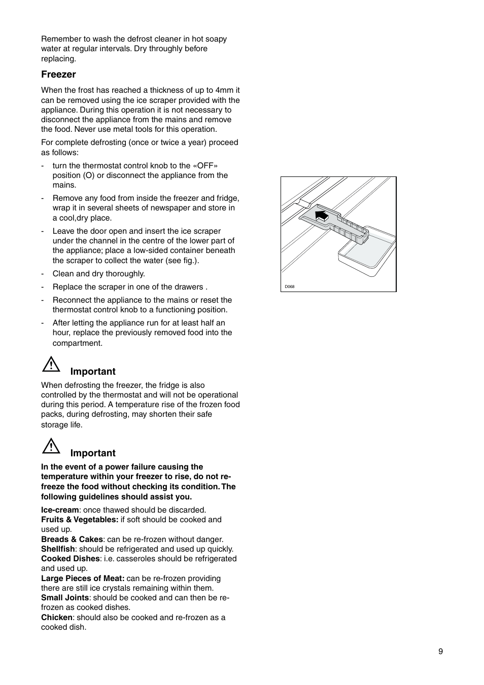 Zanussi ZRB 2530 W User Manual | Page 9 / 20