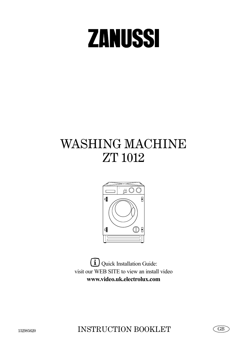 Zanussi ZT 1012 User Manual | 28 pages