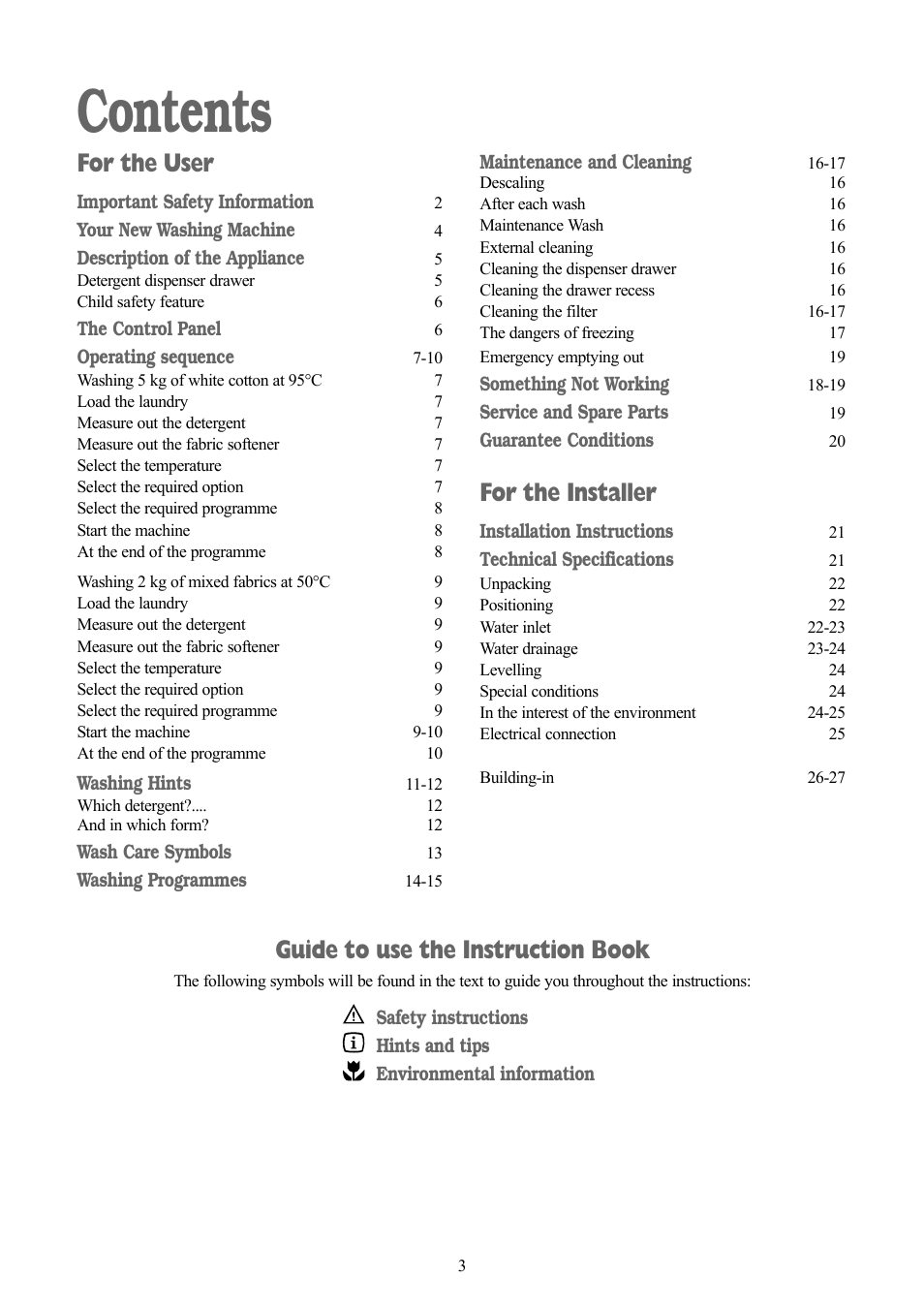 Zanussi ZT 1012 User Manual | Page 3 / 28