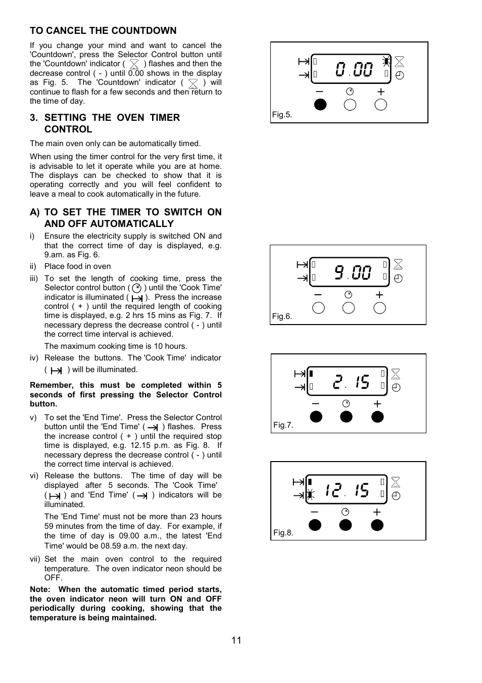 Zanussi ZHQ 575 User Manual | Page 11 / 60