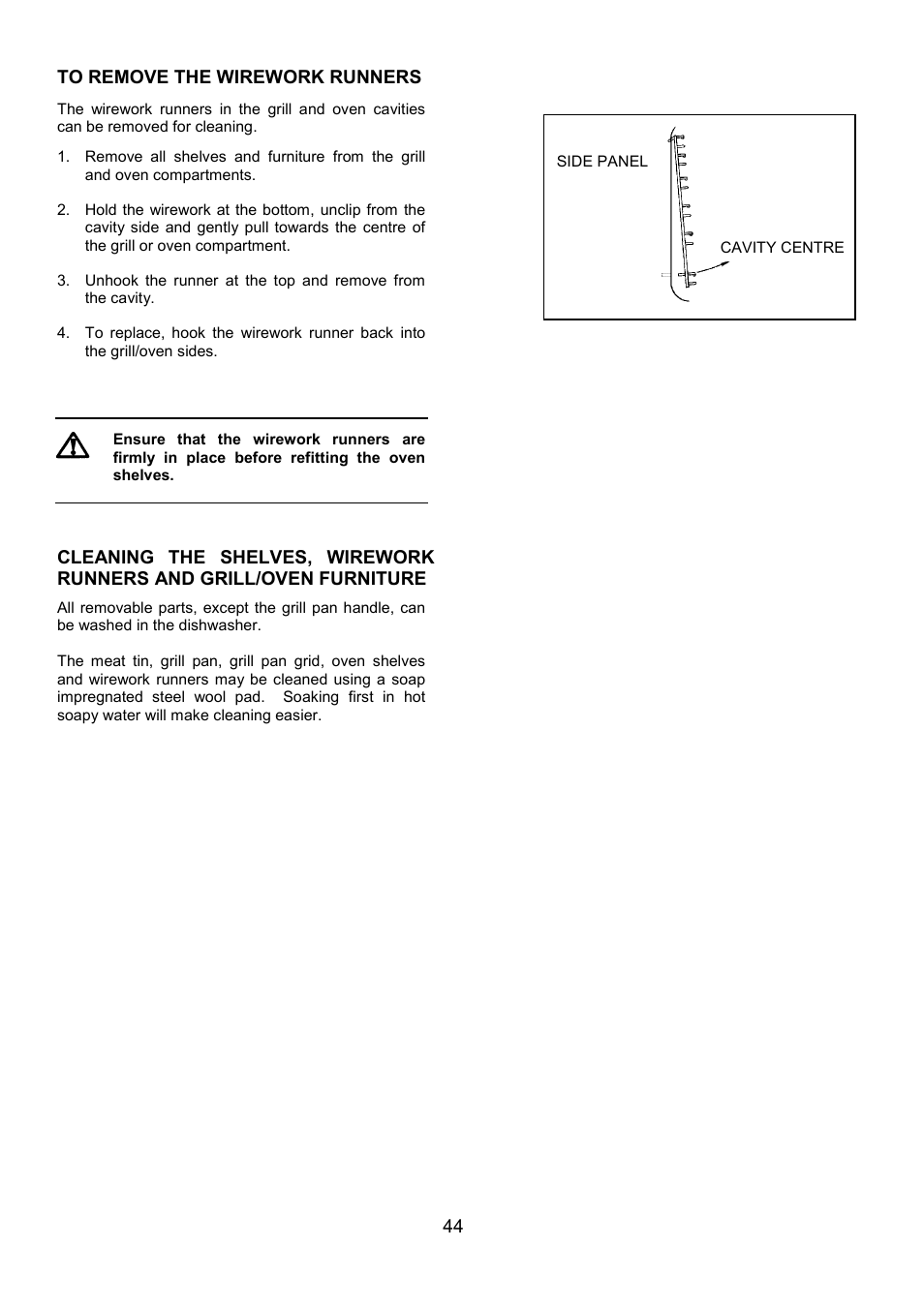 Zanussi ZHQ 575 User Manual | Page 44 / 60