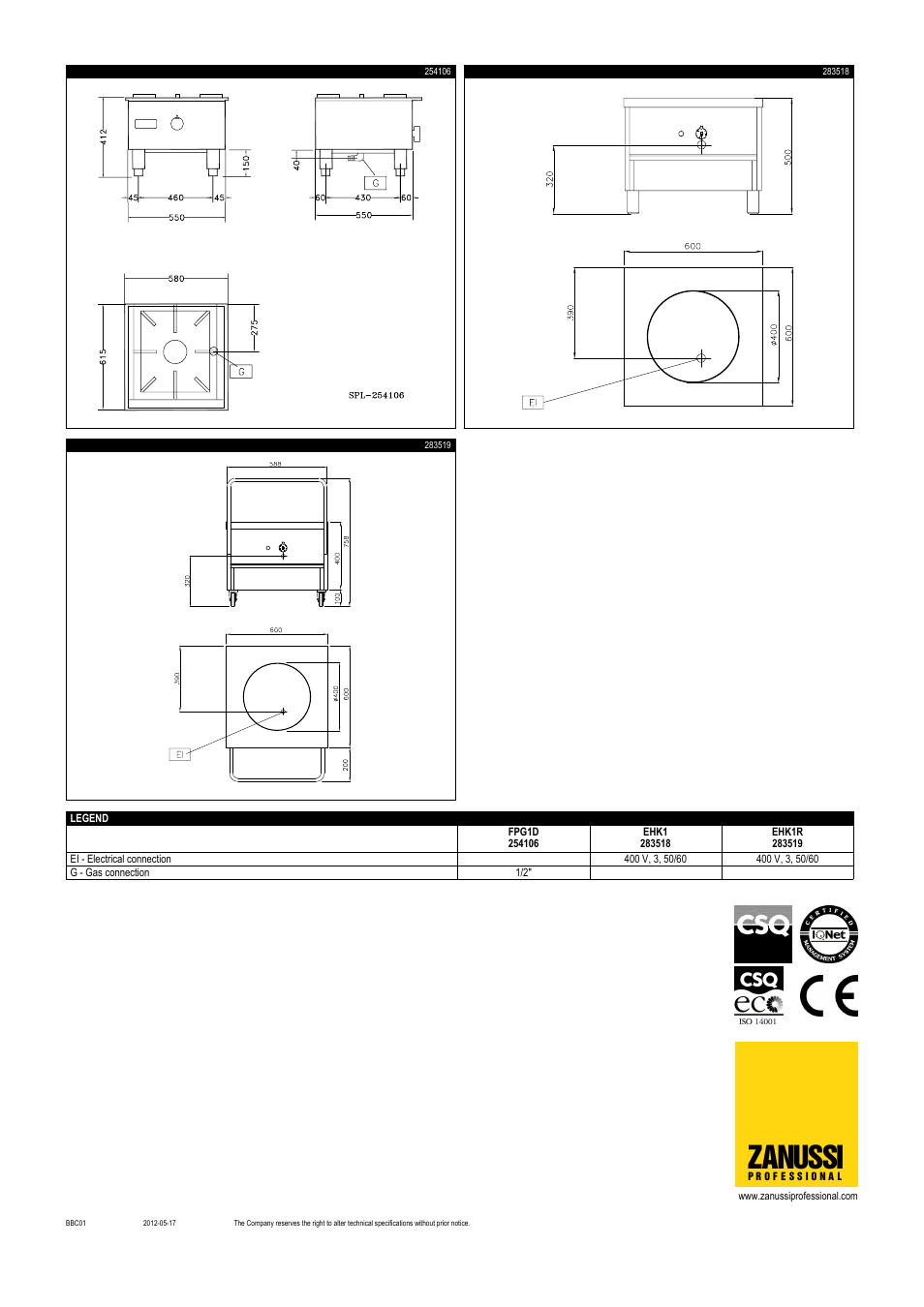 Zanussi | Zanussi 254106 User Manual | Page 2 / 2