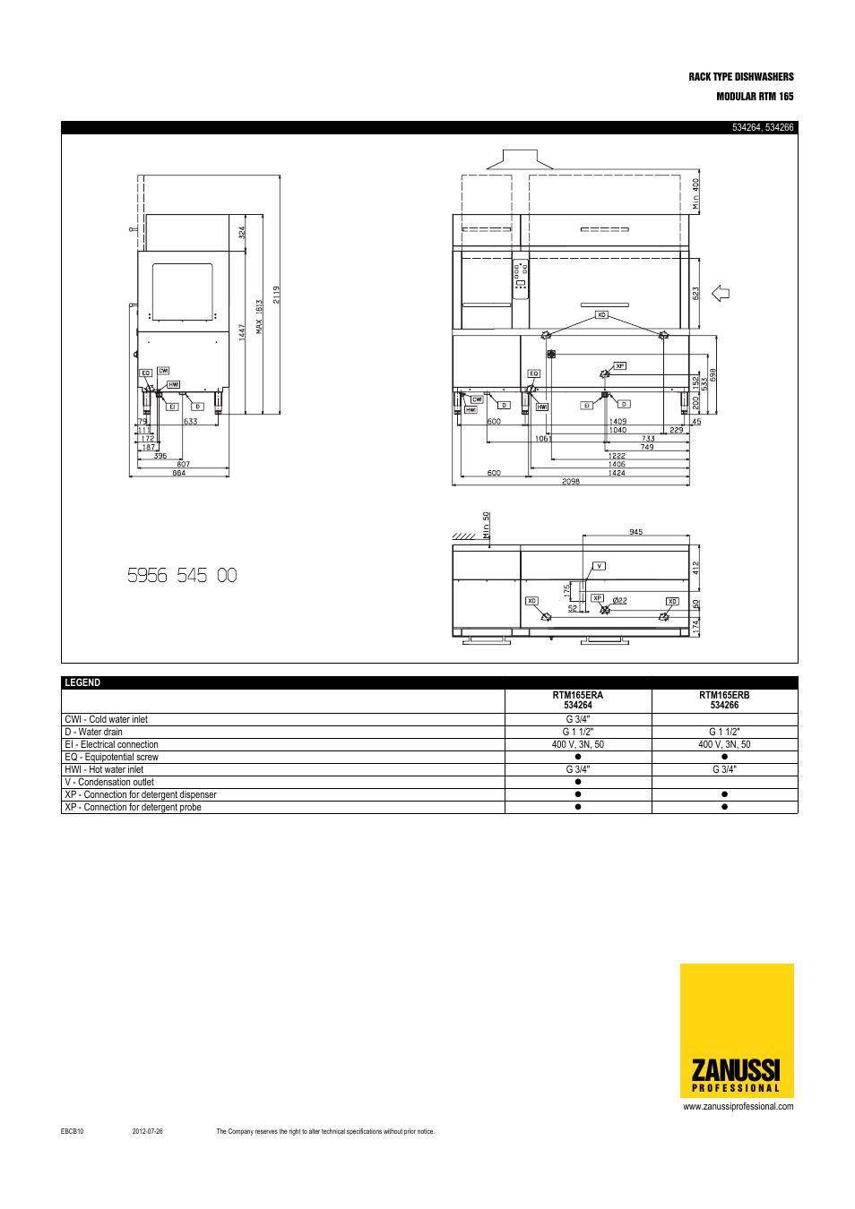 Zanussi | Zanussi 534264 User Manual | Page 3 / 4