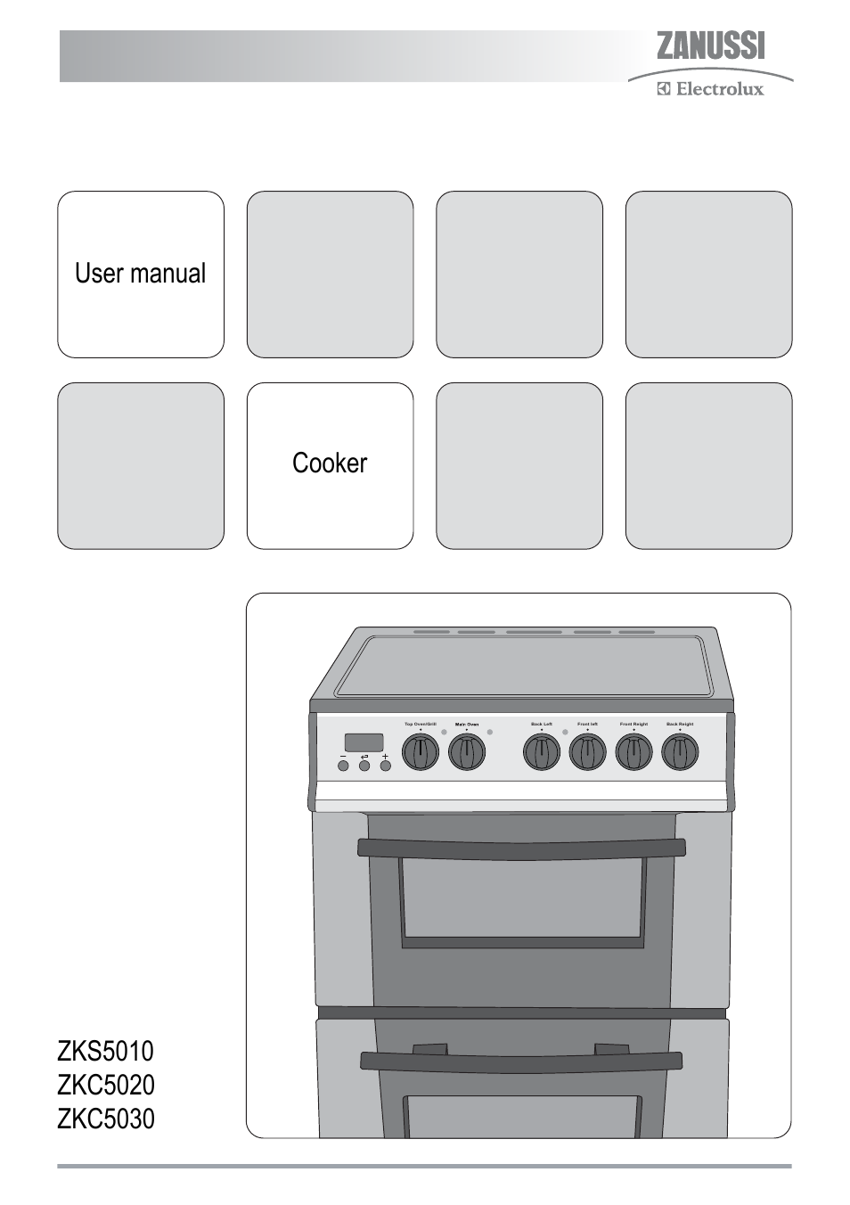 Zanussi ZKC5020 User Manual | 36 pages