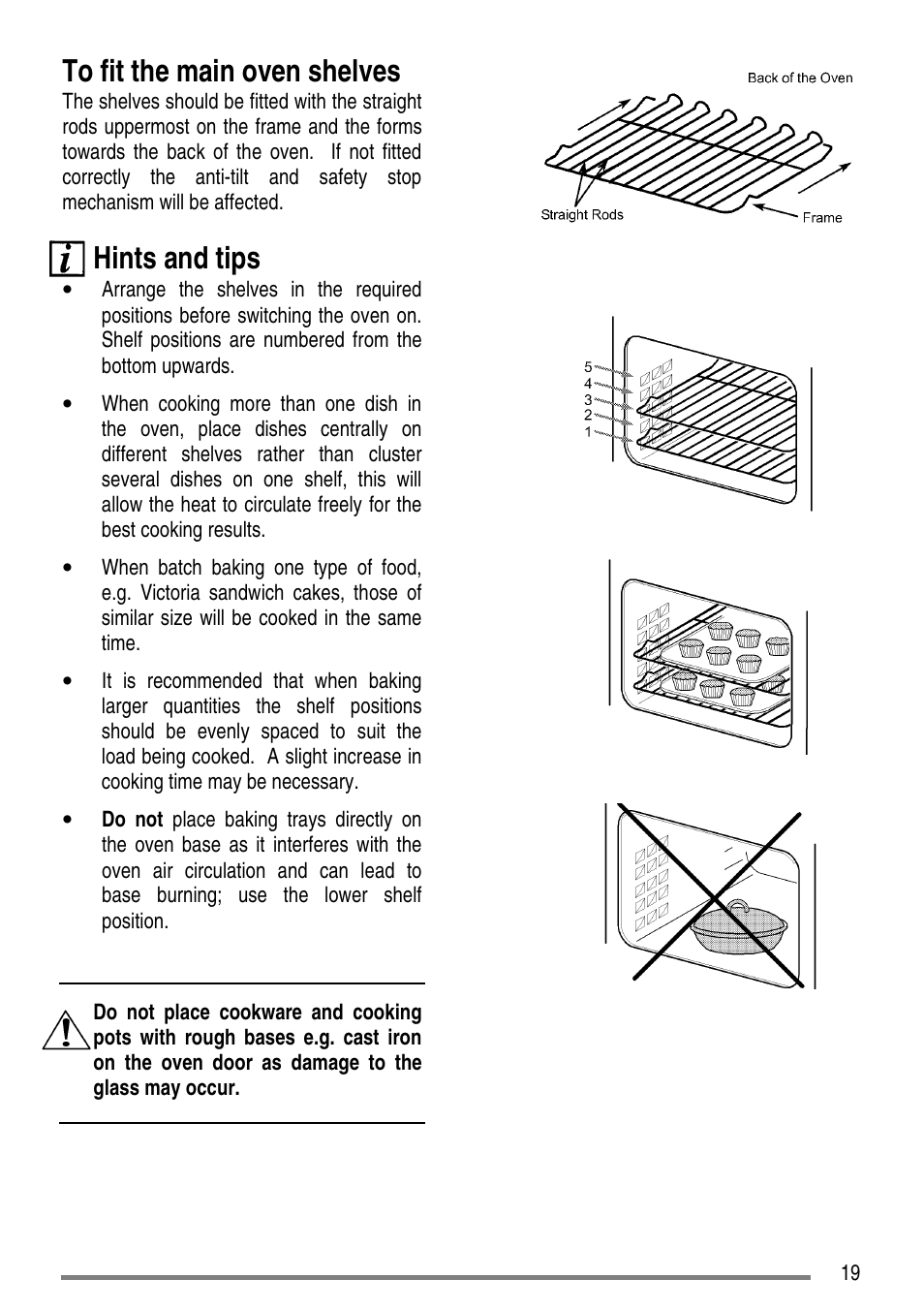 Hints and tips | Zanussi ZCE7610 User Manual | Page 19 / 36