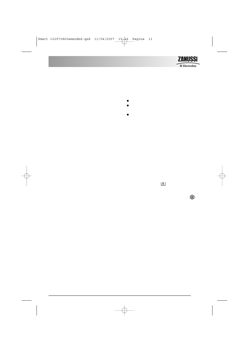 Zanussi 132973860 User Manual | Page 11 / 32