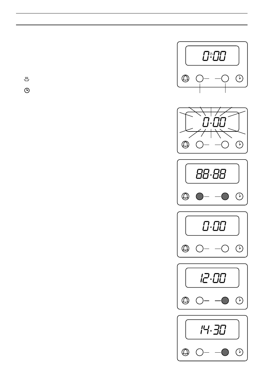 Electronic minute minder | Zanussi W ZCM User Manual | Page 12 / 18