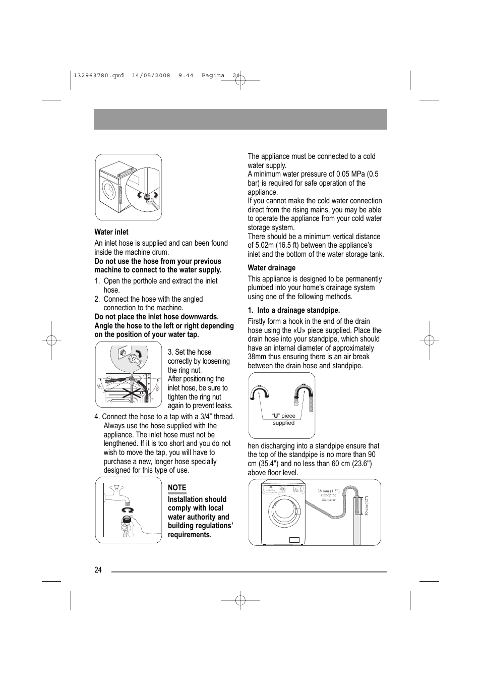 Zanussi ZWF16070 W1 User Manual | Page 24 / 28