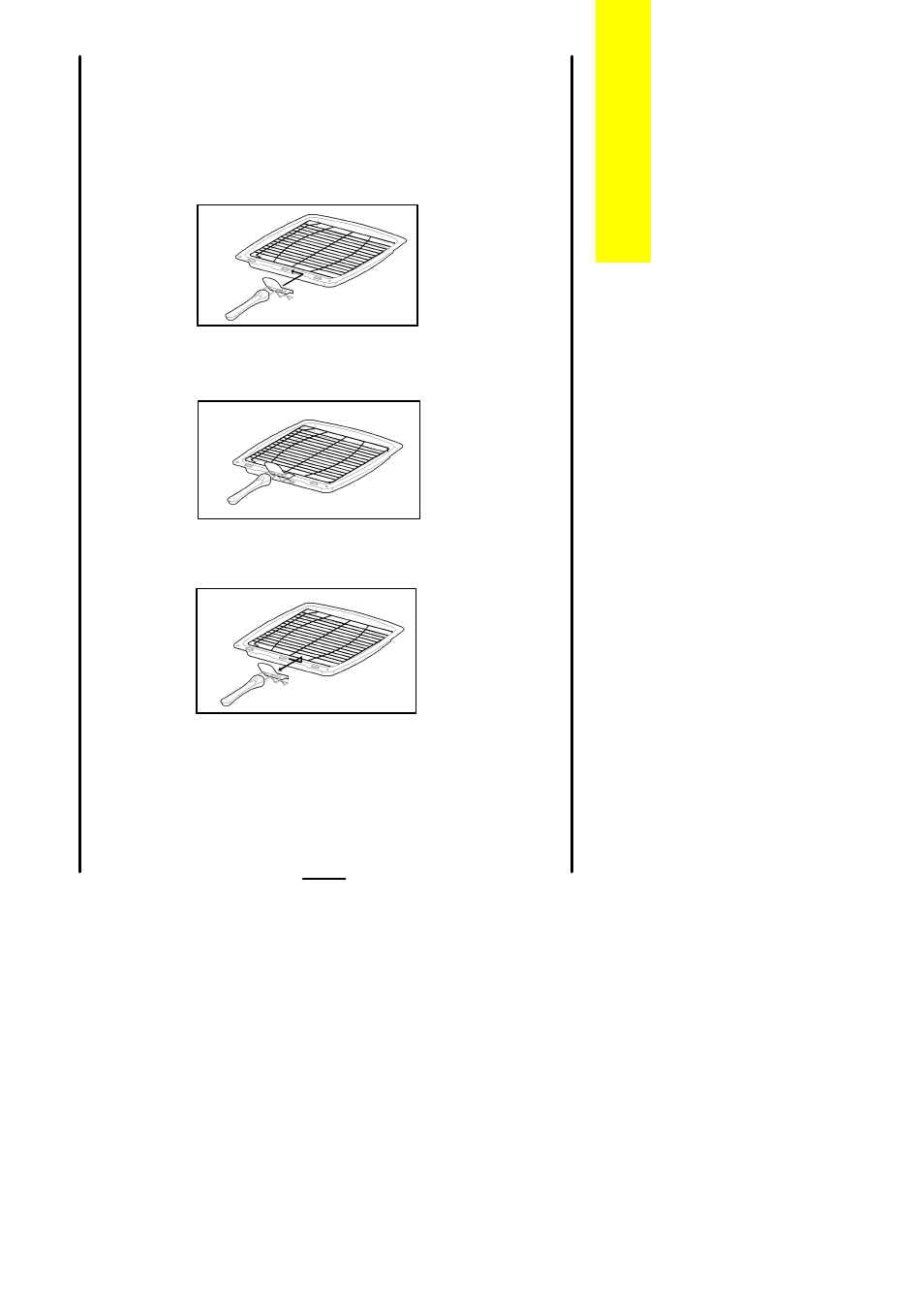 The grill pan and handle | Zanussi ZCM ID User Manual | Page 9 / 56