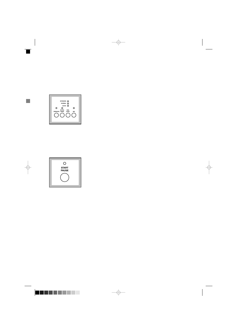 Select the required options, Start the programme, At the end of the programme | Zanussi ZJ 1217 User Manual | Page 11 / 31