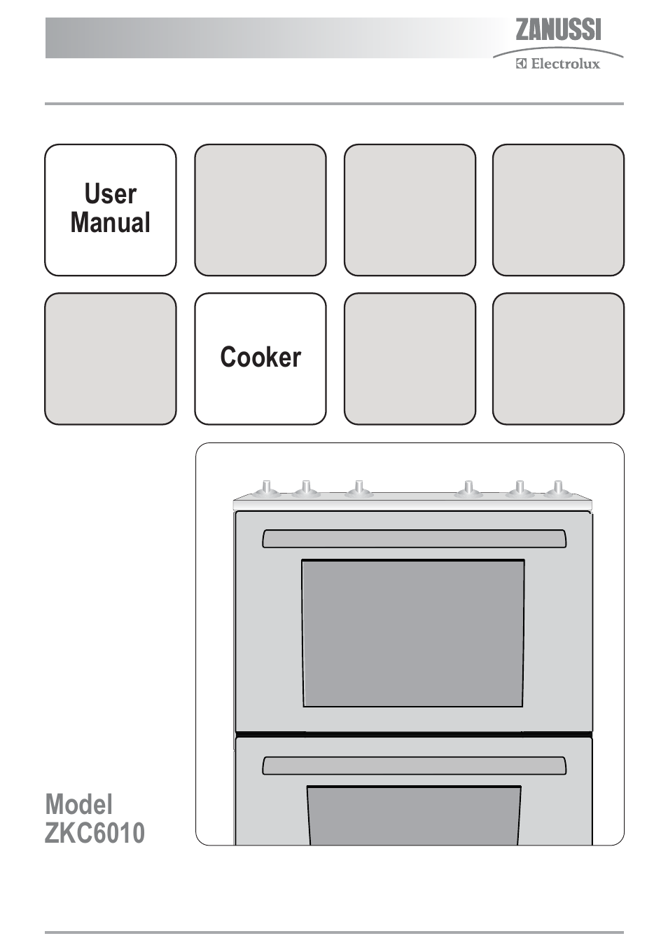 Zanussi U30356 ZKC6010 User Manual | 32 pages