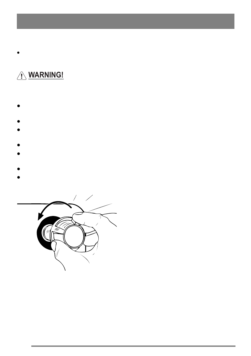 Replacing an oven light bulb, Warning | Zanussi U30356 ZKC6010 User Manual | Page 26 / 32