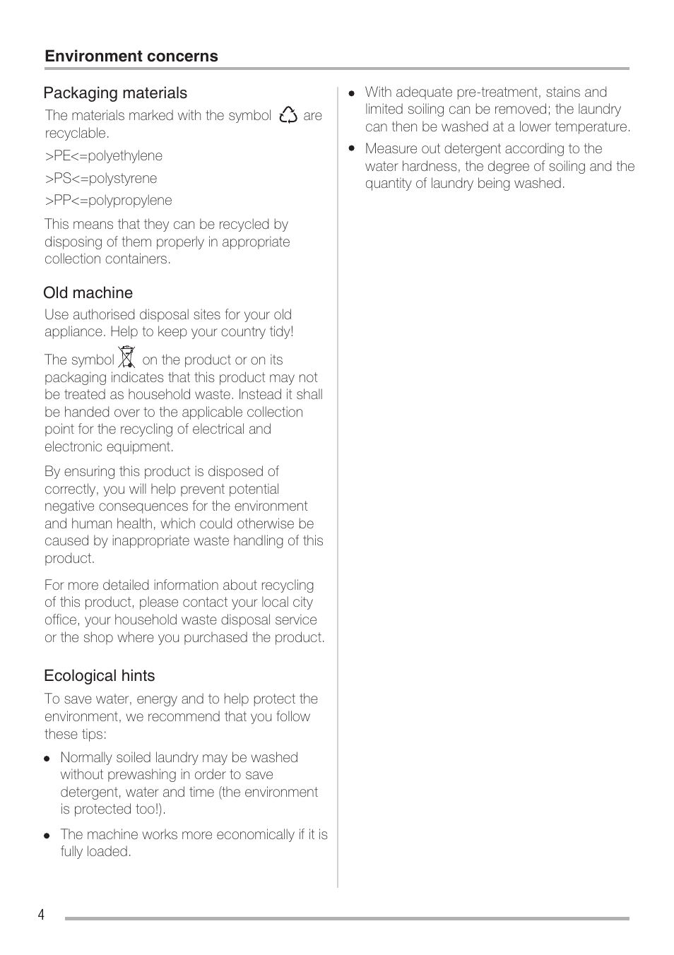 Zanussi ZWH6121 P User Manual | Page 4 / 23