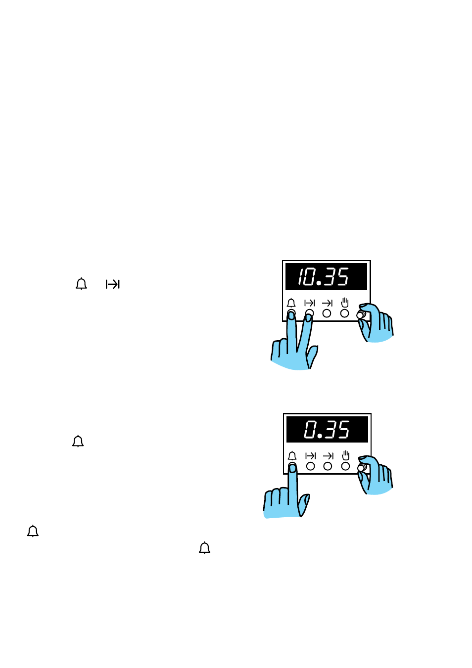 24 hour clock and timer | Zanussi ZBF 863 User Manual | Page 6 / 22
