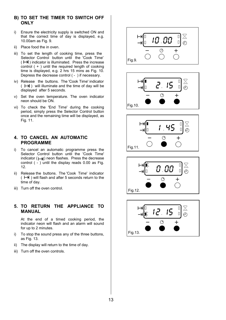 Zanussi ZCE 7551X User Manual | Page 13 / 36