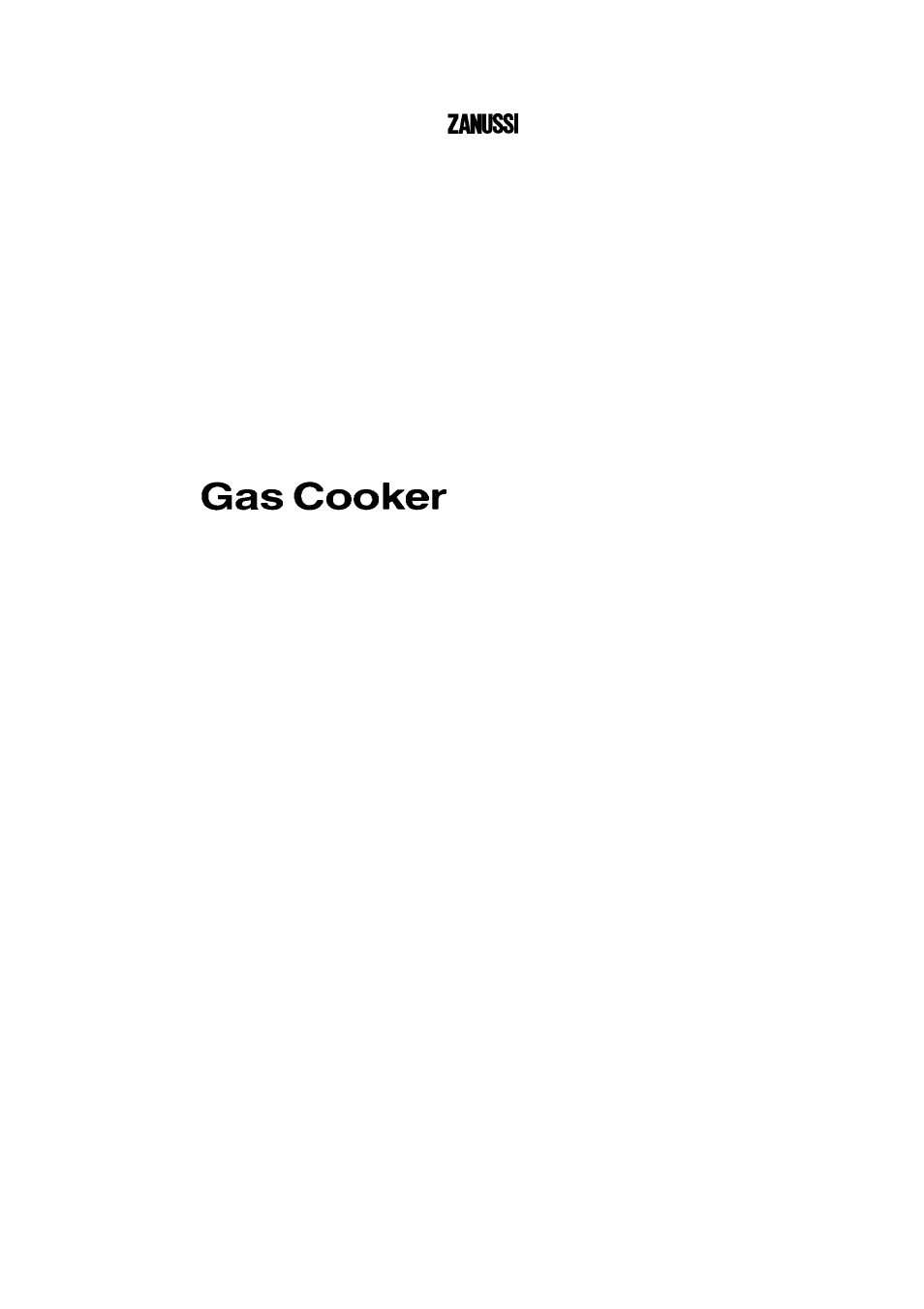 Zanussi ZCG 7701X User Manual | 48 pages