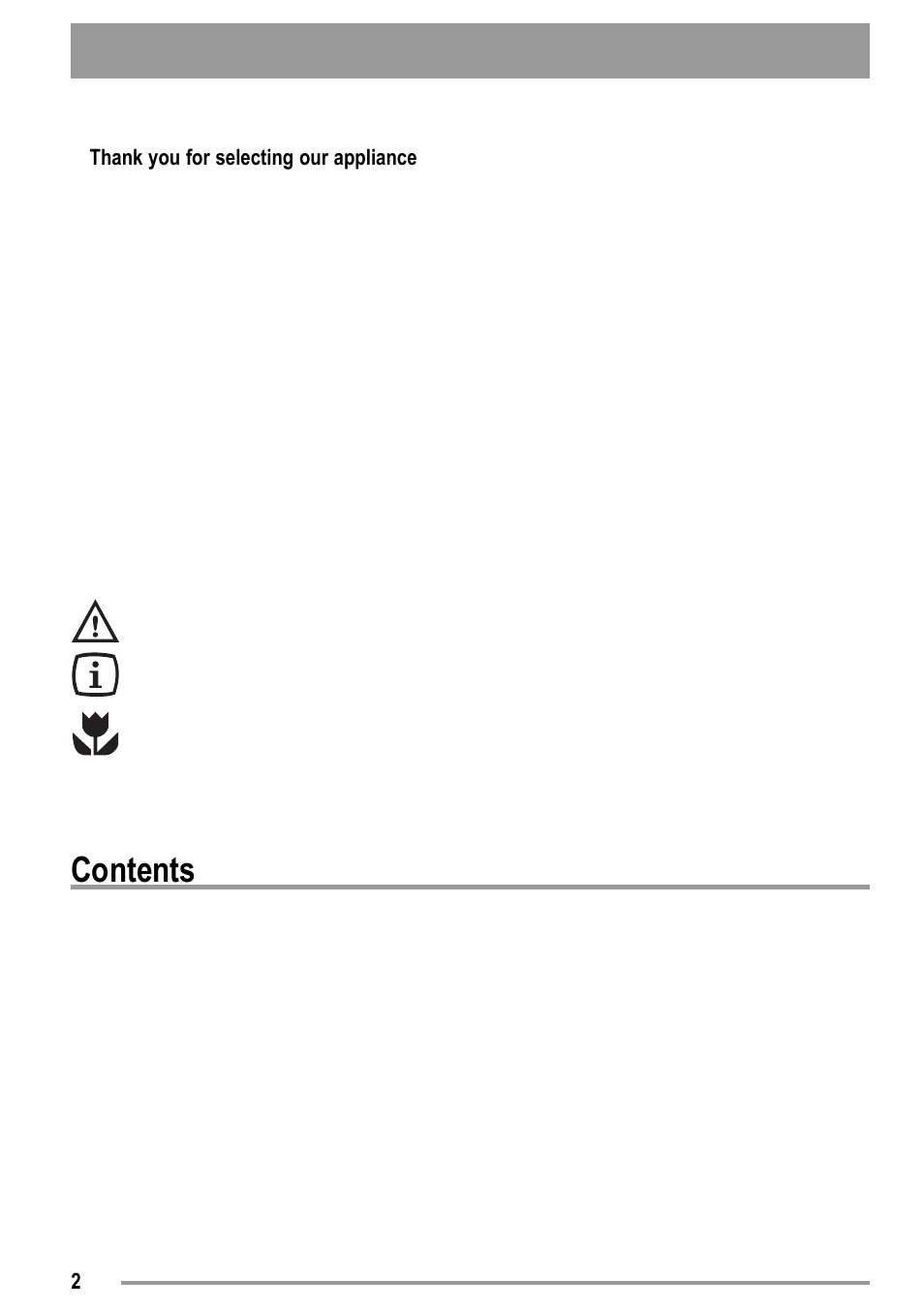 Zanussi ZTK123 User Manual | Page 2 / 26
