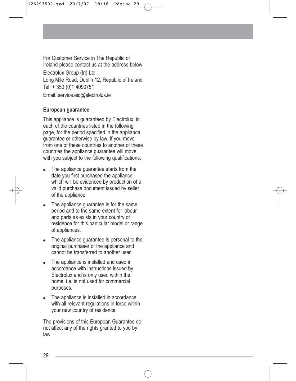 Zanussi ZWF14170W User Manual | Page 29 / 31