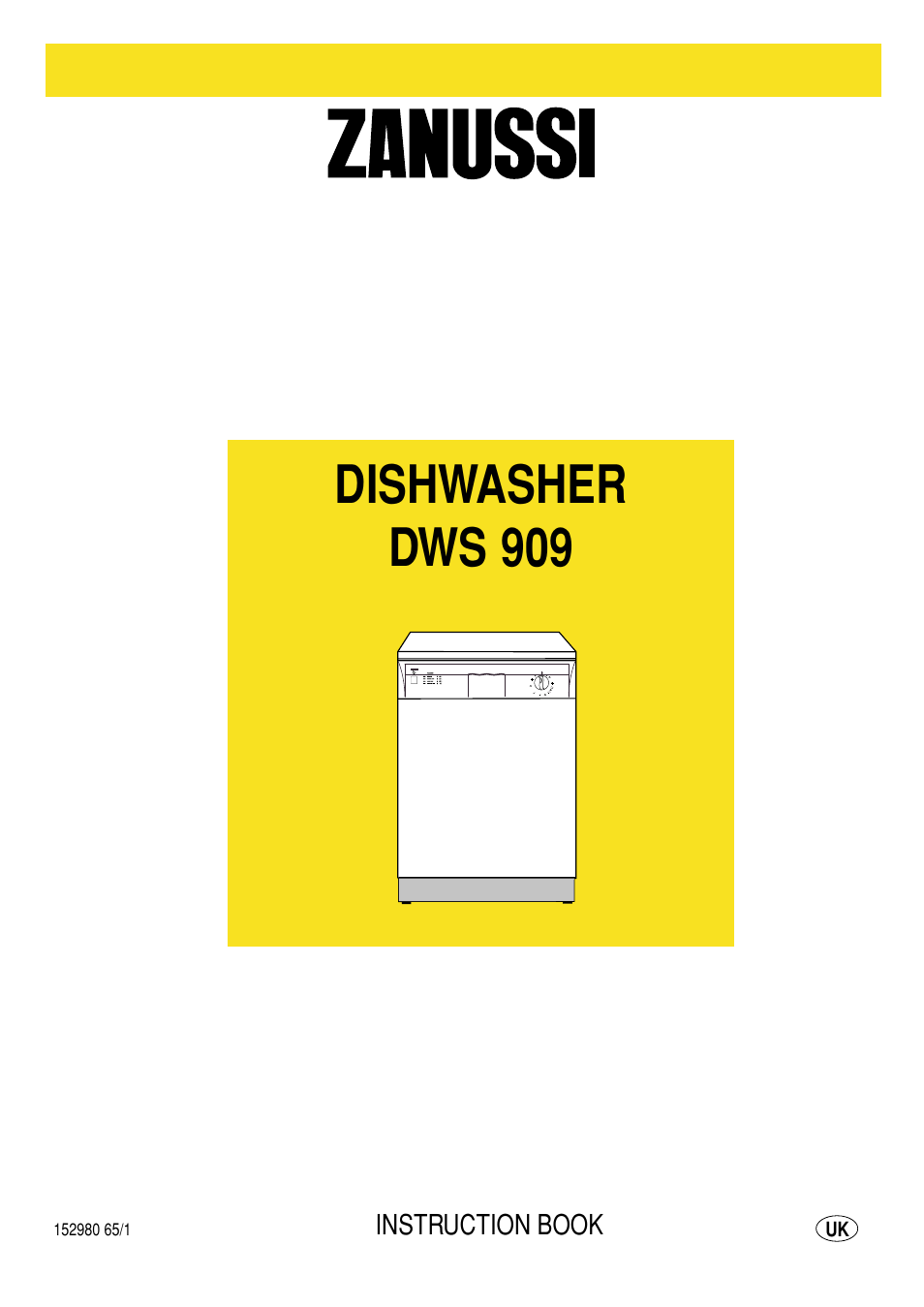 Zanussi DWS 909 User Manual | 16 pages