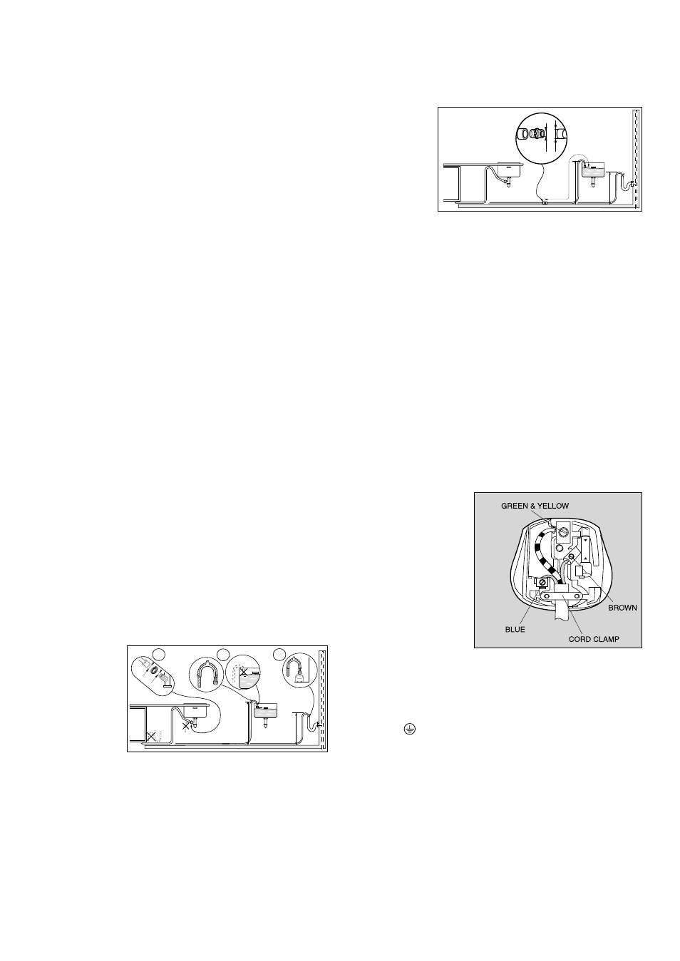 Installation, Levelling, Water supply connections | Water outlet hose connection, Electrical connection, Proceed as follows | Zanussi DWS 909 User Manual | Page 14 / 16