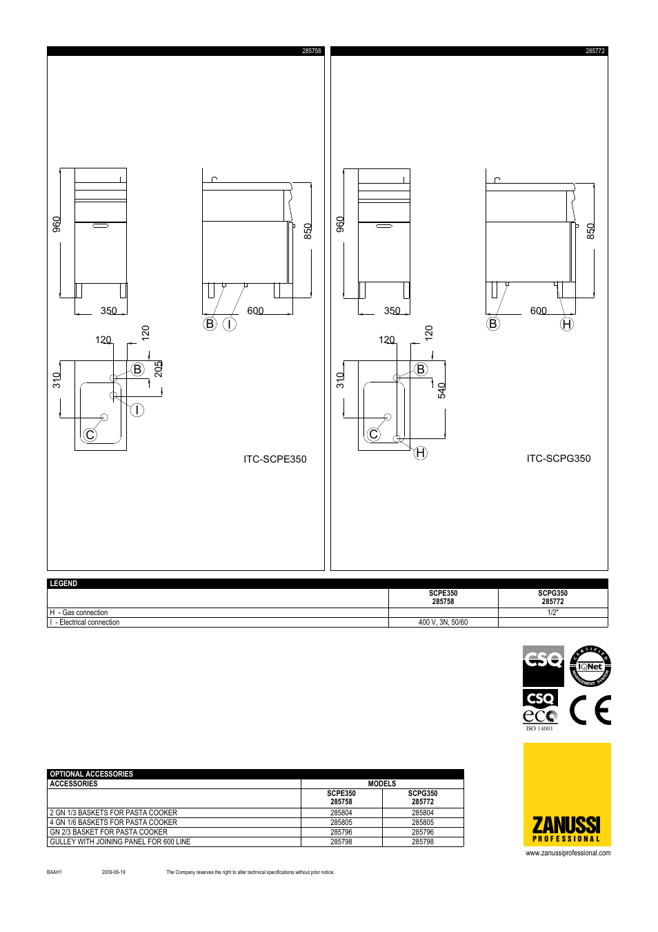 Zanussi, Ci b i b, Ch b h b | Zanussi 285758 User Manual | Page 2 / 2