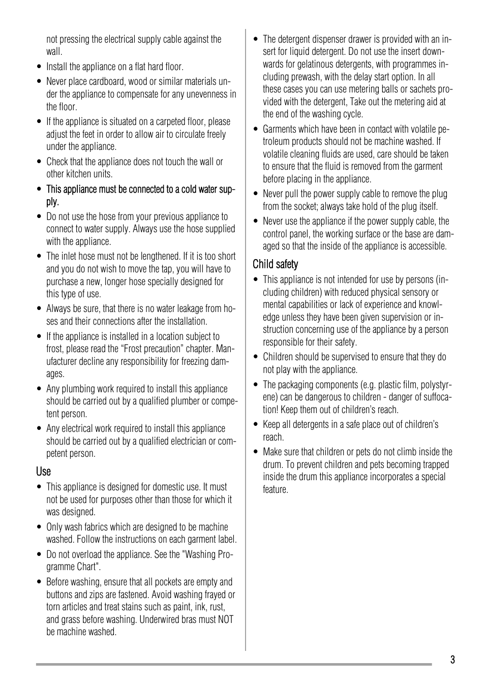 Zanussi ZWH6140 P User Manual | Page 3 / 28