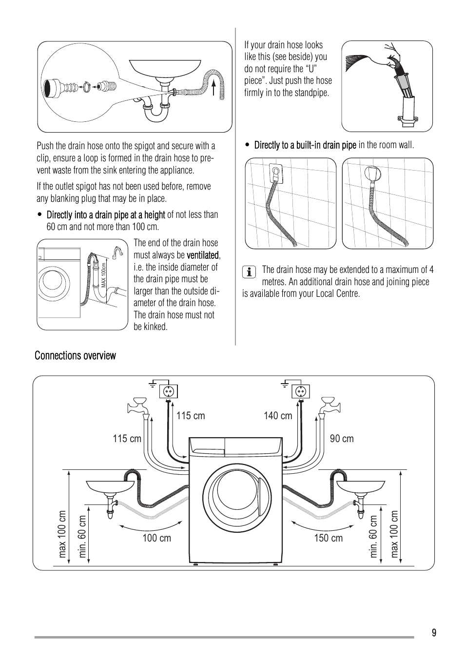 Zanussi ZWH6140 P User Manual | Page 9 / 28