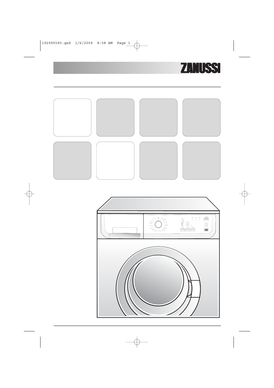 Zanussi ZWF 12070W1 User Manual | 28 pages