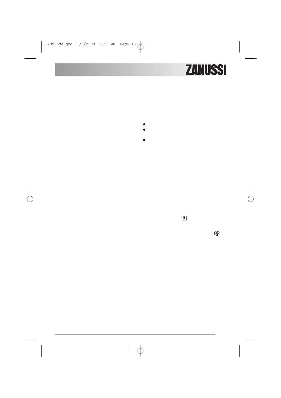 Zanussi ZWF 12070W1 User Manual | Page 13 / 28