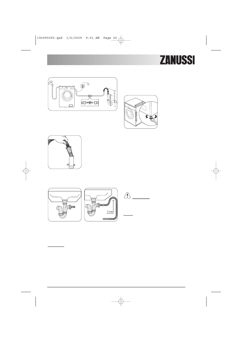 Zanussi ZWF 12070W1 User Manual | Page 25 / 28