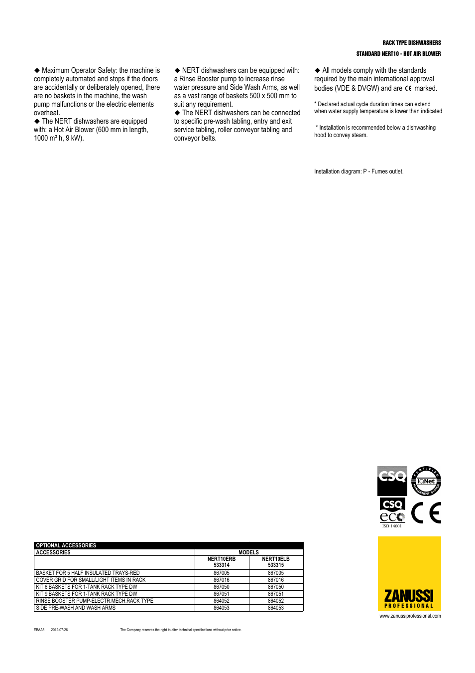 Zanussi | Zanussi 531321 User Manual | Page 2 / 4