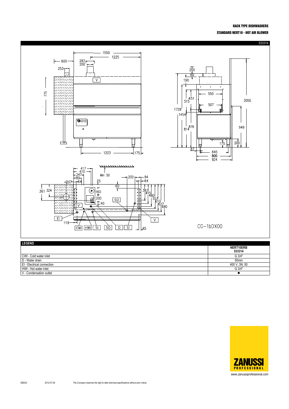 Zanussi | Zanussi 531321 User Manual | Page 3 / 4