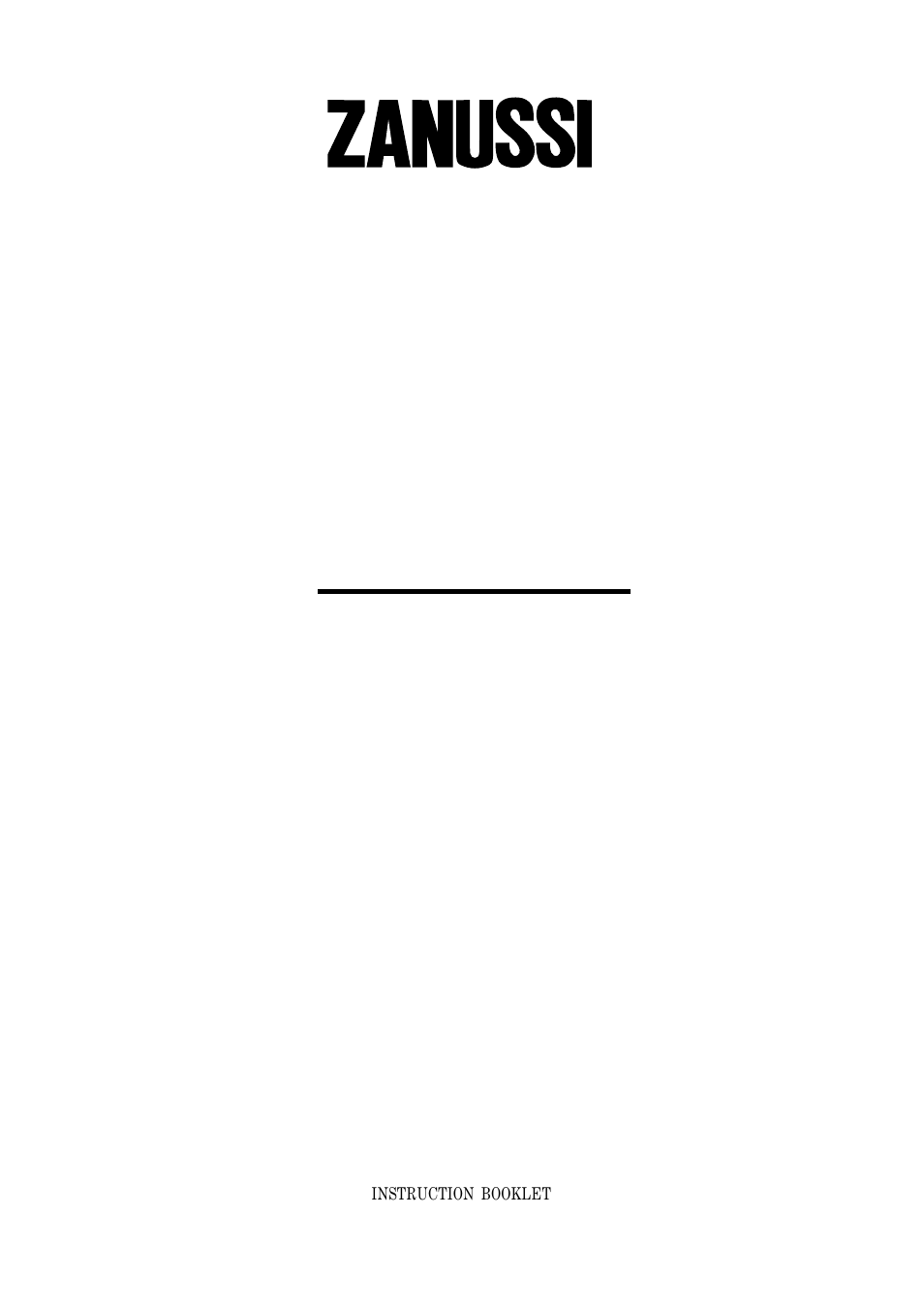 Zanussi ZO 25 Y User Manual | 20 pages