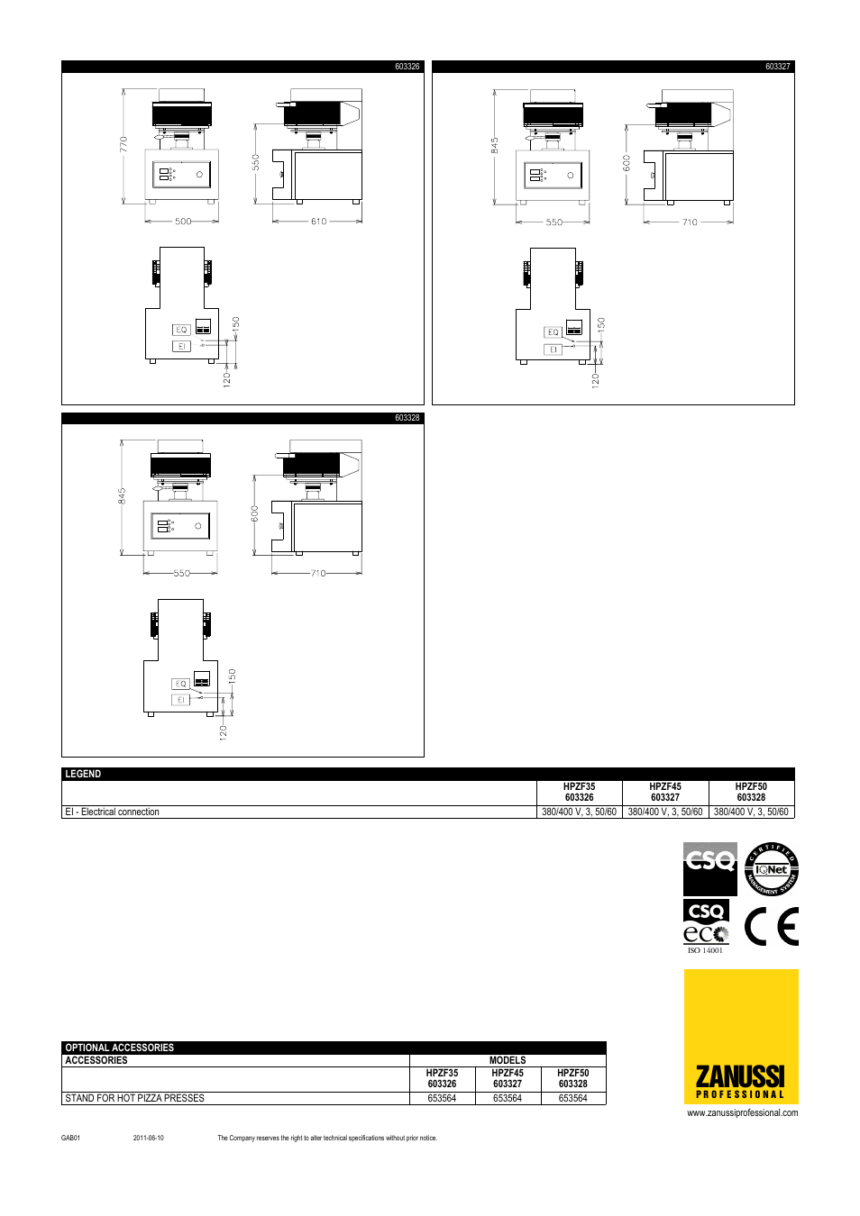 Zanussi | Zanussi Tuttopizza HPZF50 User Manual | Page 2 / 2