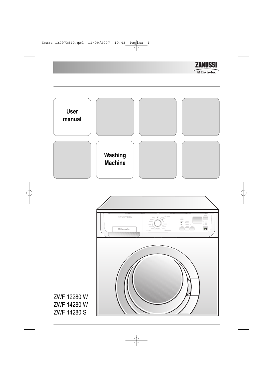 Zanussi ZWF 14280 W User Manual | 36 pages