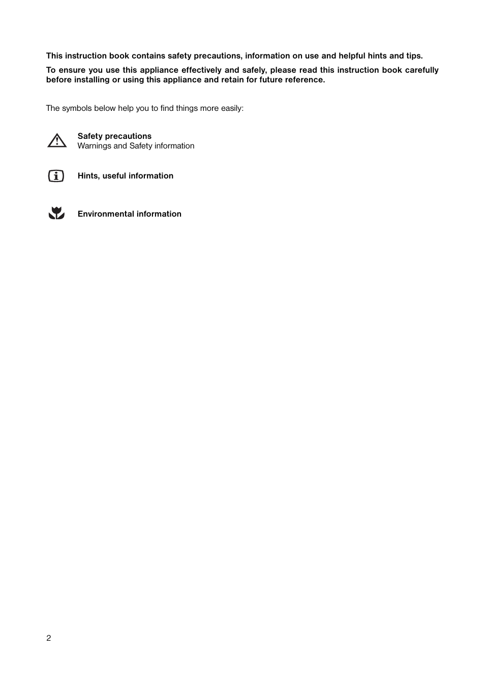 Zanussi ZUT 133W6 User Manual | Page 2 / 20