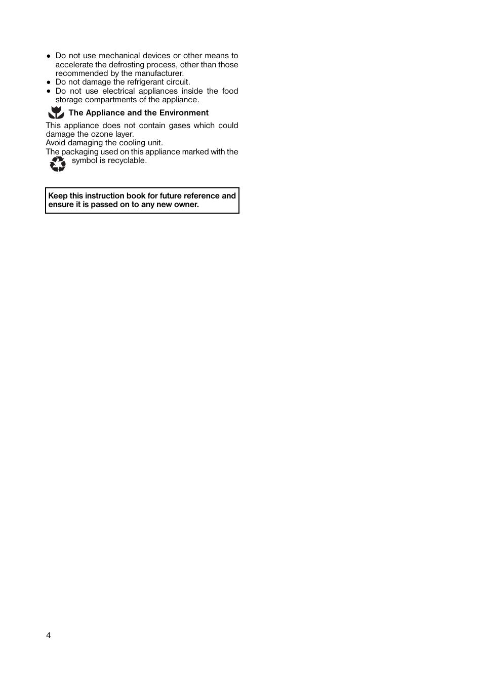 Zanussi ZUT 133W6 User Manual | Page 4 / 20