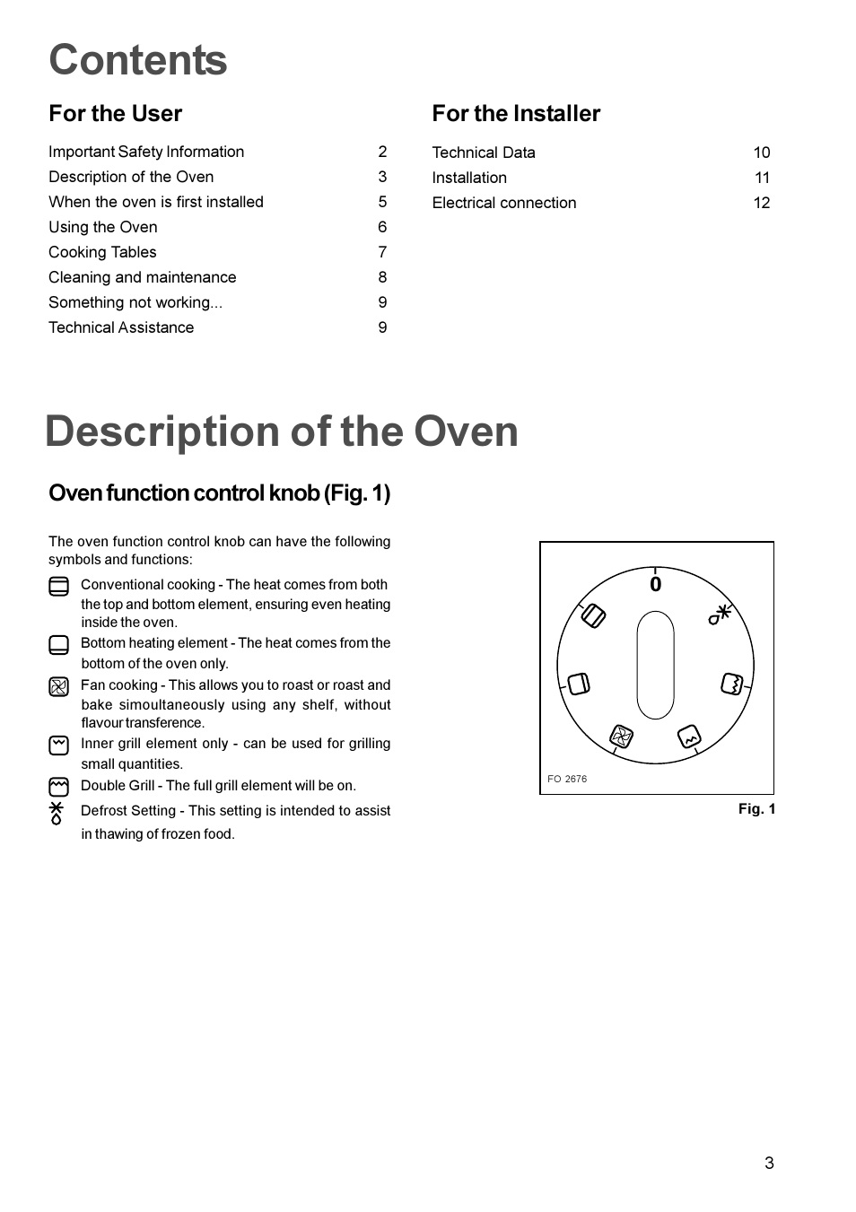 Zanussi ZBF 610 User Manual | Page 3 / 11