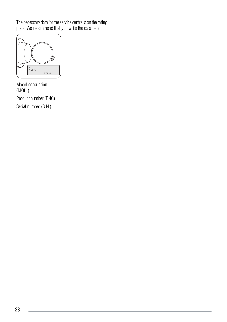 Zanussi ZWG 7120 P User Manual | Page 28 / 32