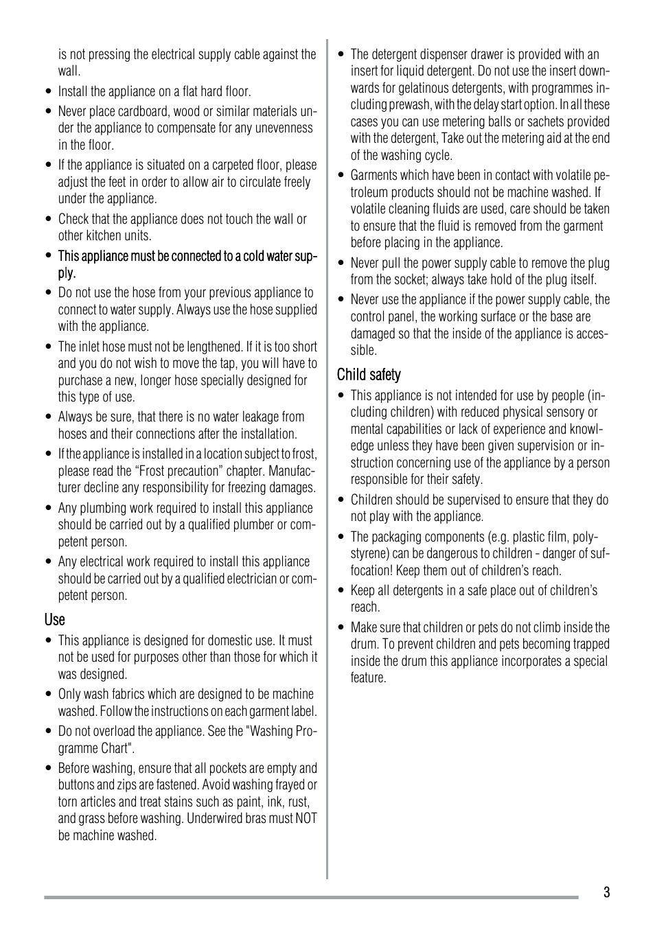 Zanussi ZWG 7120 P User Manual | Page 3 / 32