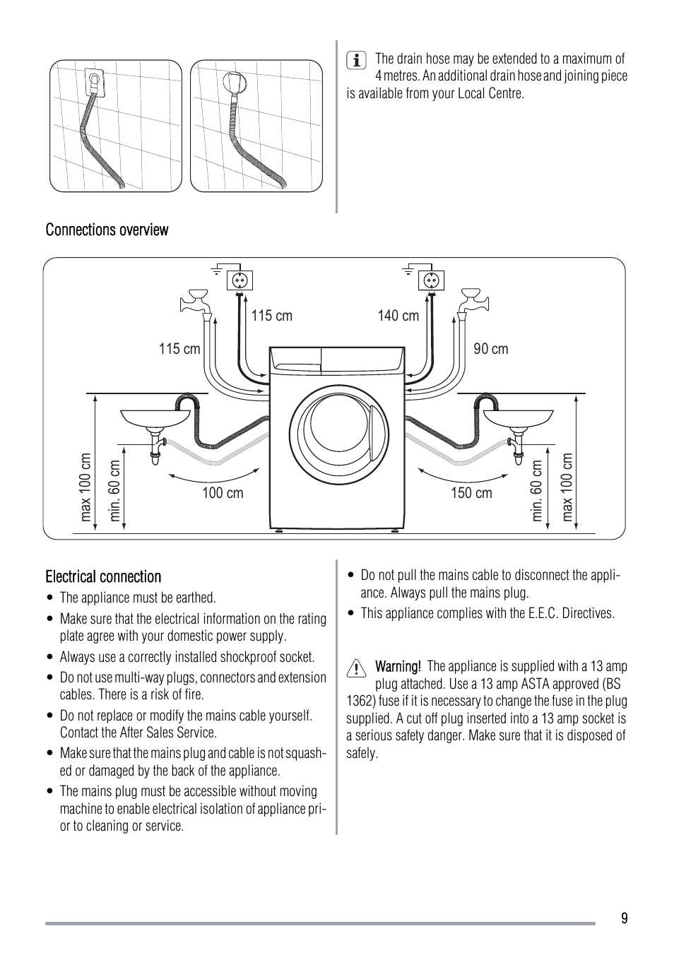 Zanussi ZWG 7120 P User Manual | Page 9 / 32