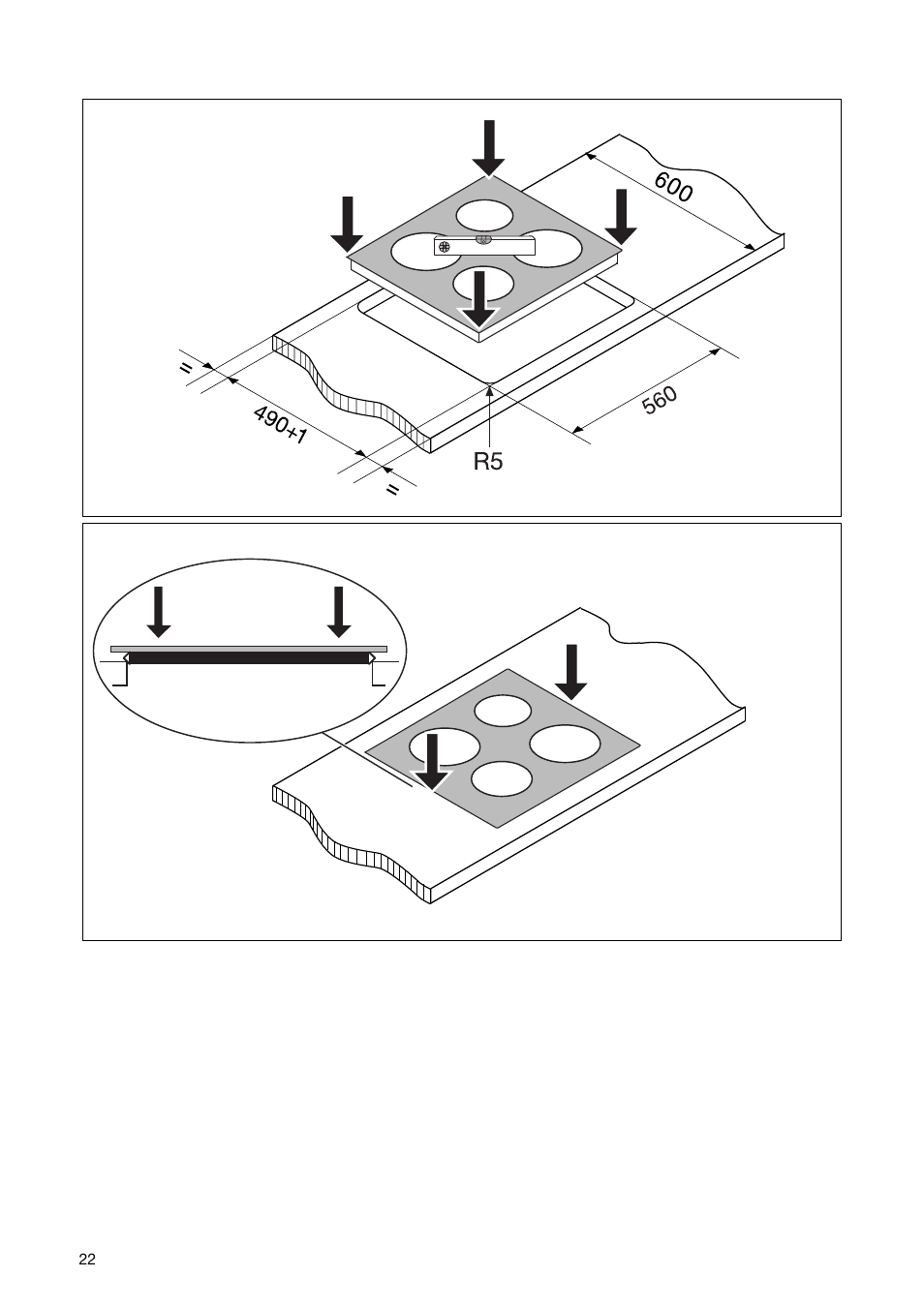 Zanussi ZKT 651 D User Manual | Page 22 / 28