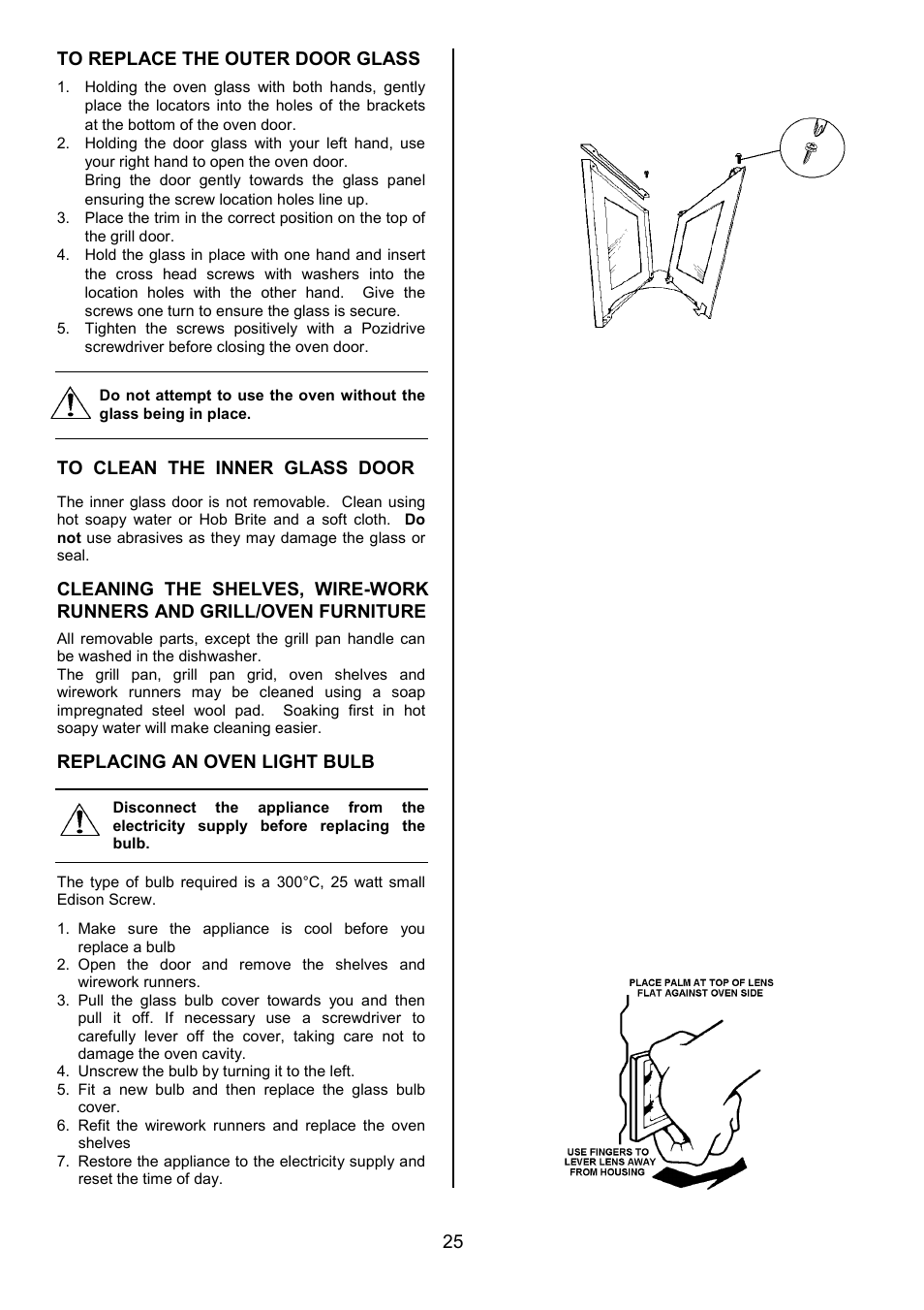 Zanussi ZUF 270 User Manual | Page 25 / 36