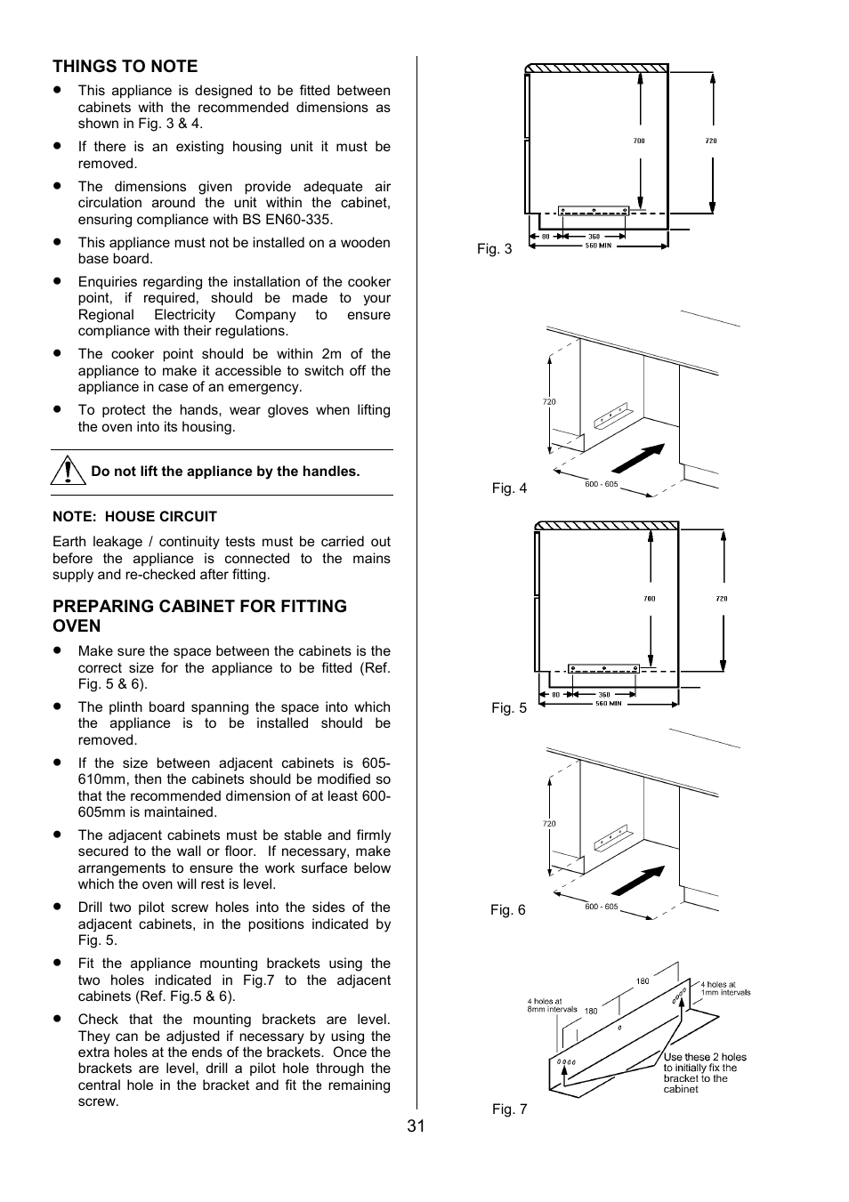 Zanussi ZUF 270 User Manual | Page 31 / 36