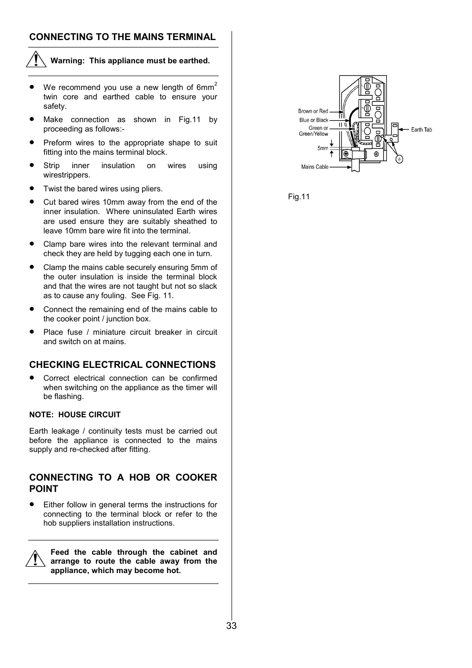 Zanussi ZUF 270 User Manual | Page 33 / 36