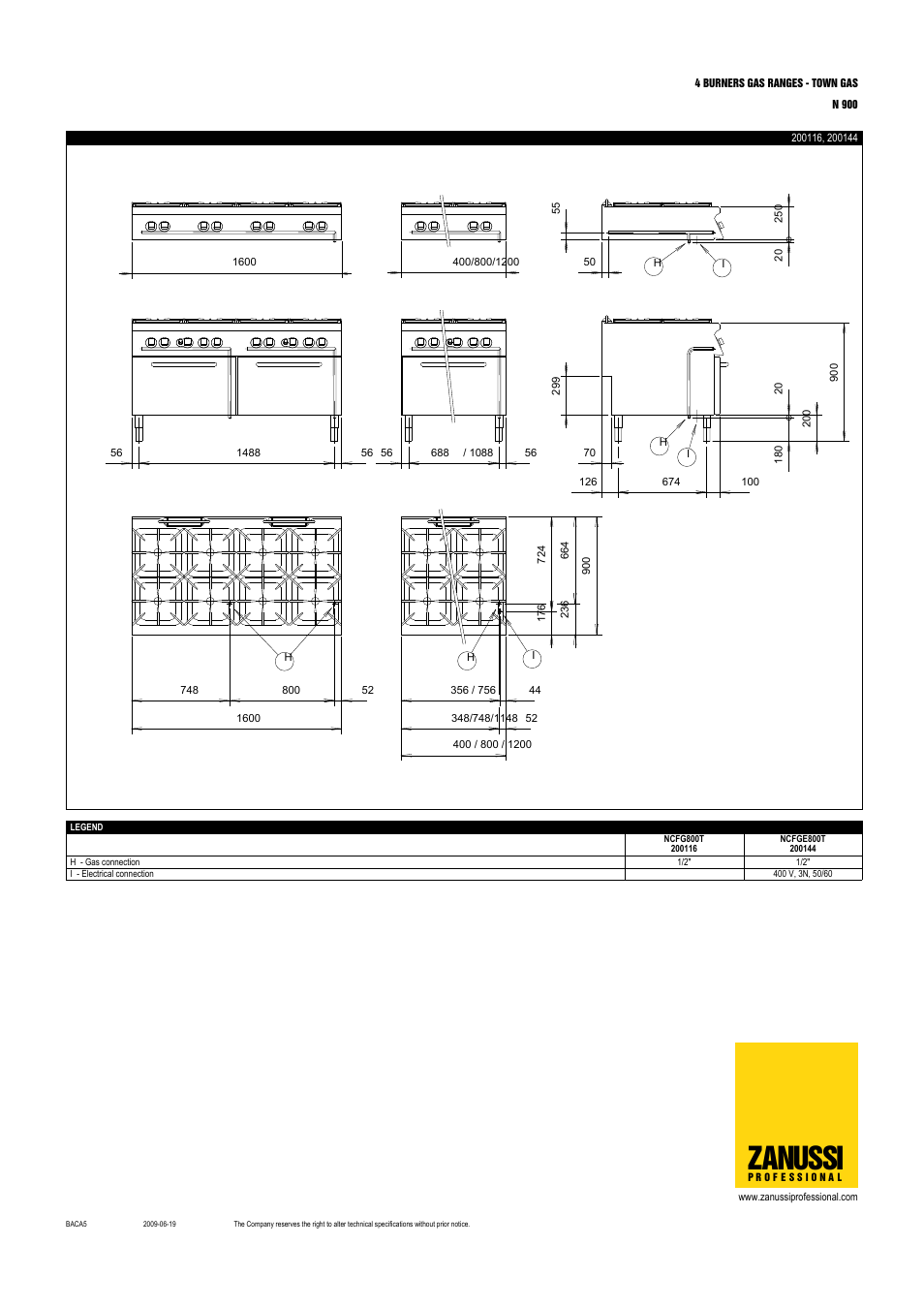 Zanussi | Zanussi NCFG800T User Manual | Page 3 / 3