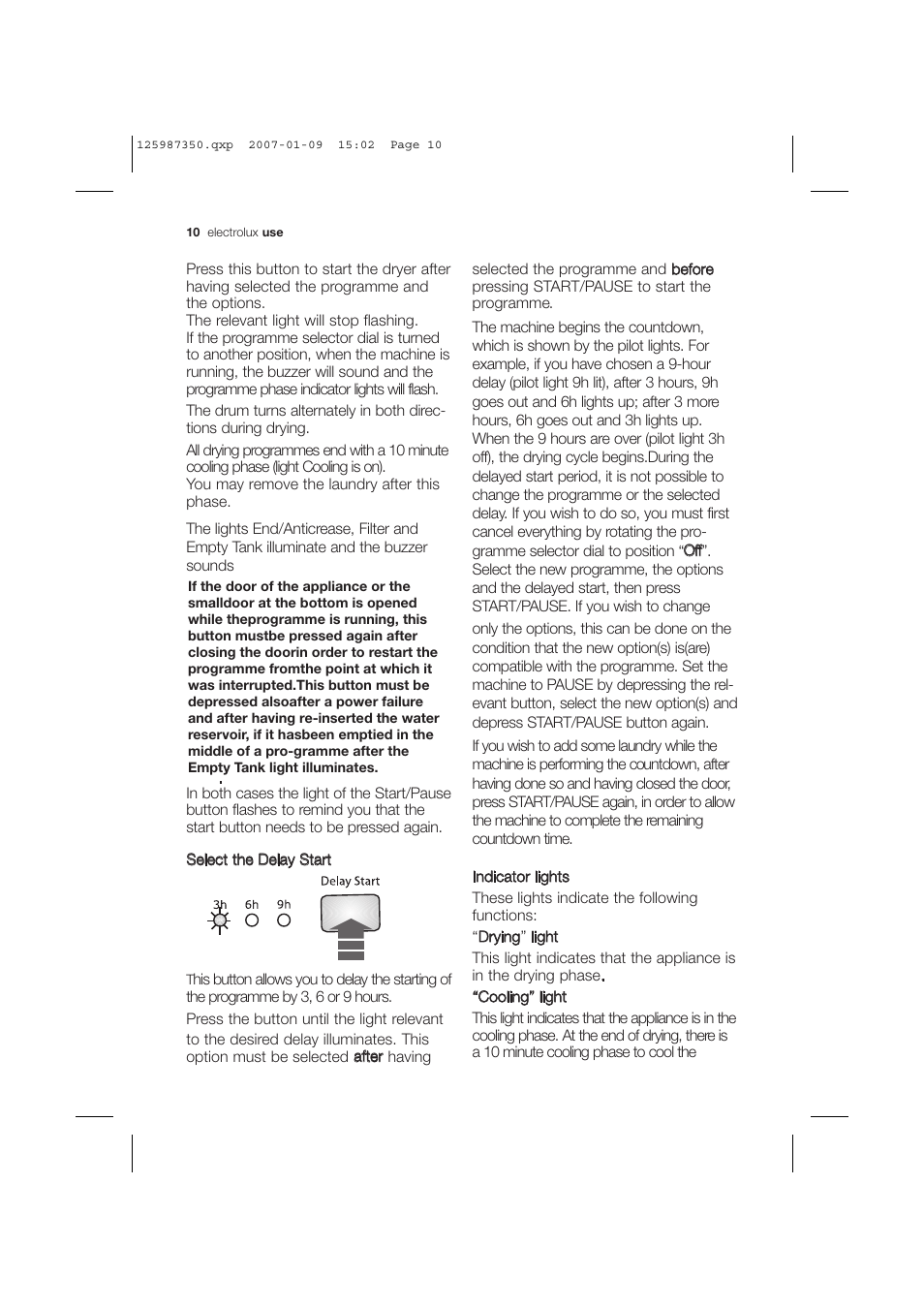 Zanussi ZDC 67550W User Manual | Page 10 / 31