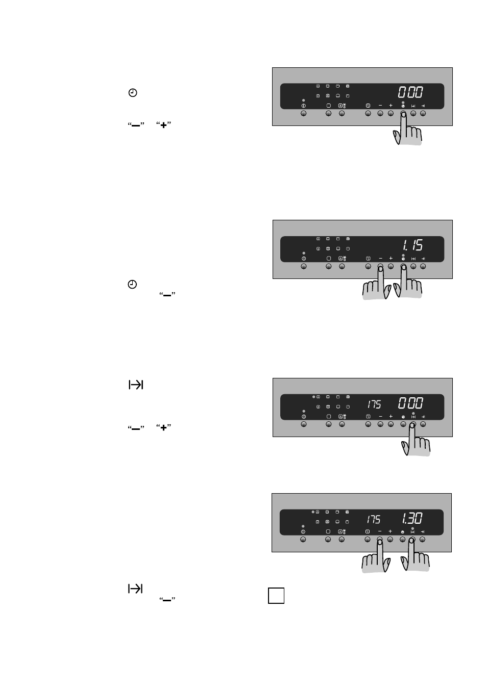 Programming the oven, How to set the minute minder | Zanussi ZBM 878 User Manual | Page 11 / 30